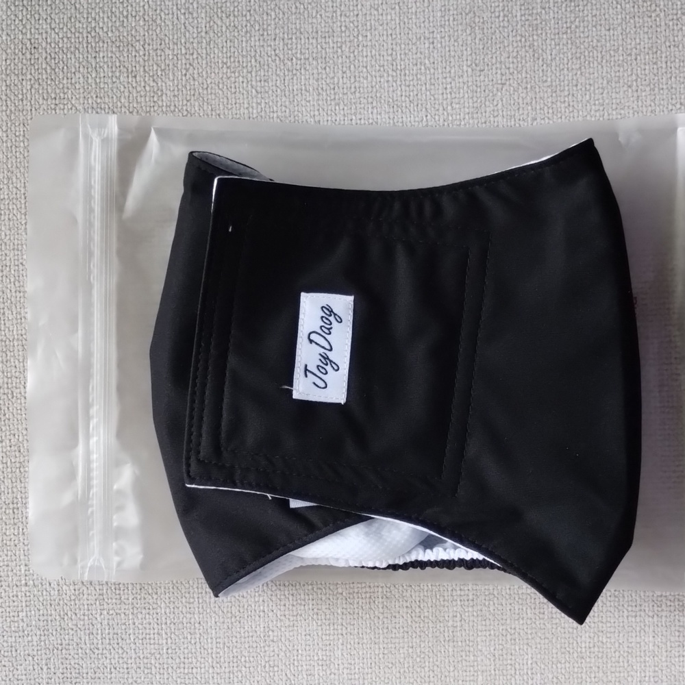 Joy Daog Dog Diaper Size M Black